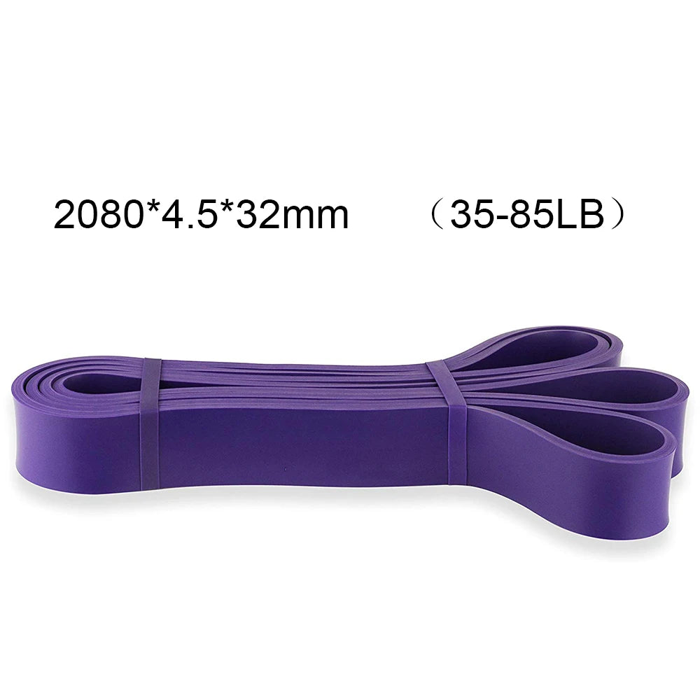 1 banda elástica de fitness, banda de resistencia de TPE, banda de tensión para asistencia de yoga,