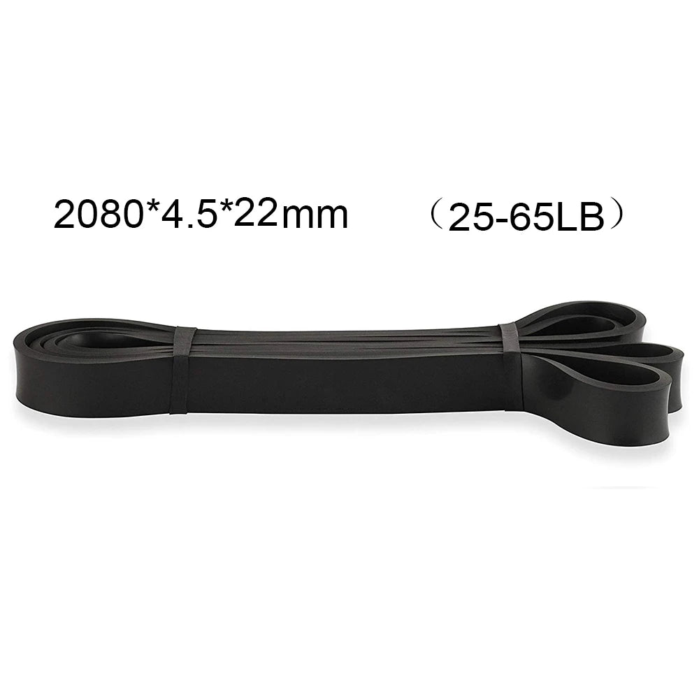 1 banda elástica de fitness, banda de resistencia de TPE, banda de tensión para asistencia de yoga,