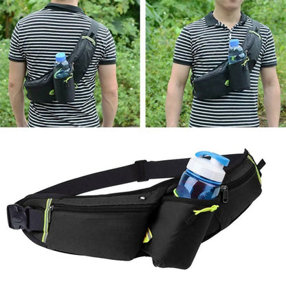 Riñonera deportiva unisex para botella de agua, impermeable, para correr, escalar, para móvil, para motocicleta