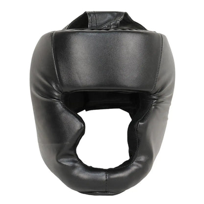 Guantes de boxeo de seguridad para adultos y niños, casco, protectores de cabeza