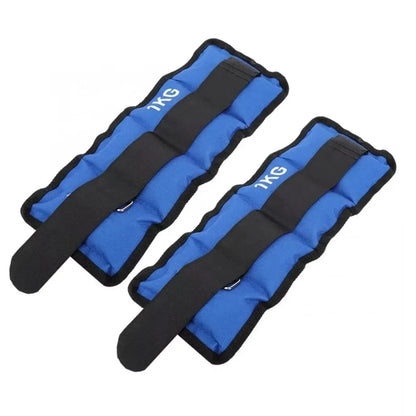 pesas para tobillos y muñecas de 1 a 5 kilos, con correas dobles ajustables, para entrenamiento físico