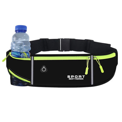 Riñonera deportiva unisex para botella de agua, impermeable, para correr, escalar, para móvil, para motocicleta