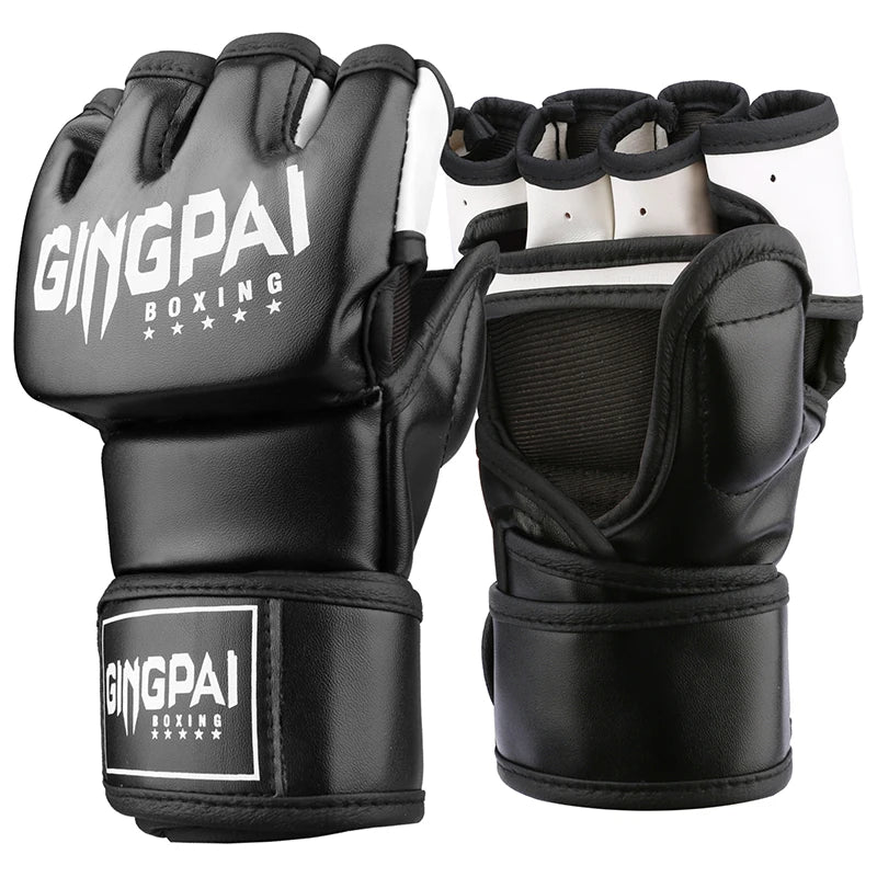 Guantes de medio guante para MMA, kickboxing y entrenamientos de lucha
