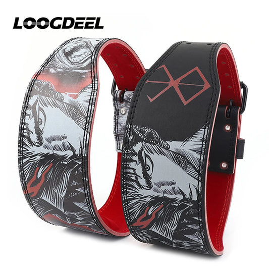 Cinturón de soporte de cintura LOOGDEEL para espalda baja, transpirable, para fitness, levantamiento de pesos