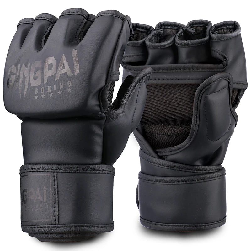 Guantes de medio guante para MMA, kickboxing y entrenamientos de lucha