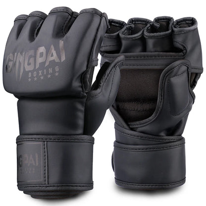 Guantes de medio guante para MMA, kickboxing y entrenamientos de lucha