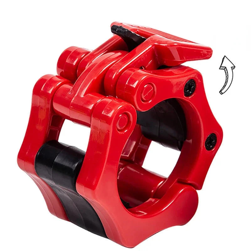 1 par de abrazaderas de seguridad para mancuernas de liberación rápida de 25/50 mm para levantamiento de pesas y entrenamiento de fuerza.