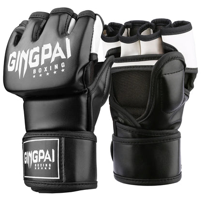 Guantes de medio guante para MMA, kickboxing y entrenamientos de lucha