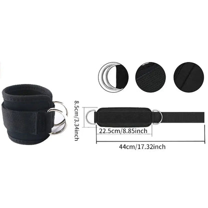 1 correa de tobillo, equipo de protección para ejercicios de entrenamiento de fuerza de piernas, mancuerna de asistencia con tobillera.