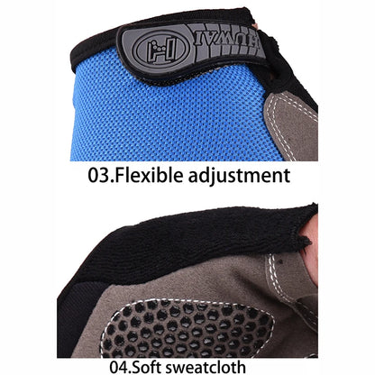 Guantes de gimnasio para entrenamiento físico, sin dedos, para hombre y mujer, Multiusos, antideslizantes y transpirables.