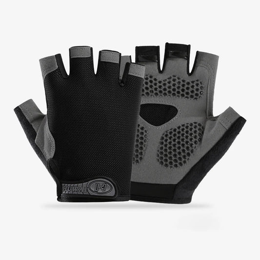 Guantes de gimnasio para entrenamiento físico, sin dedos, para hombre y mujer, Multiusos, antideslizantes y transpirables.