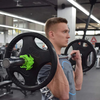 2 abrazaderas de bloqueo de 50 mm para barra de levantamiento de pesas, abrazaderas de resorte de liberación rápida para mancuernas de gimnasio