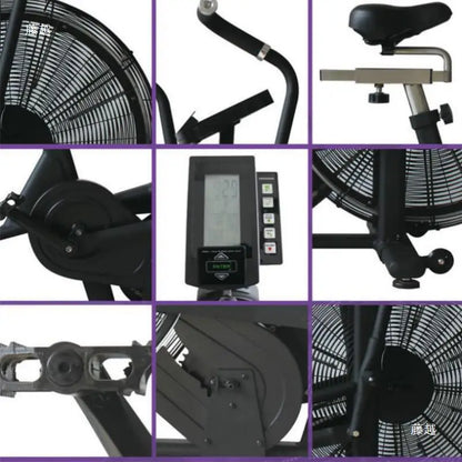 Bicicleta estática Assault Air Bike para gimnasios y clubes deportivos.