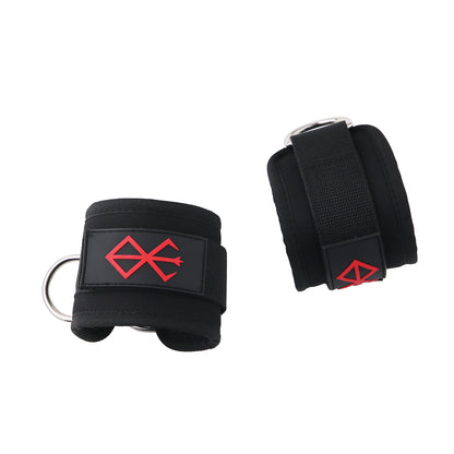 Muñequeras de levantamiento de pesas deportivas de anime para gimnasio, muñequeras Berserk,