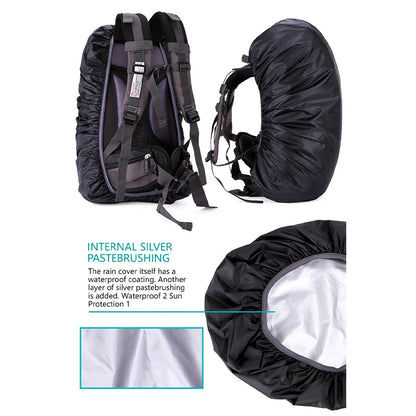 Mochila impermeable de 25-80 l para deportes al aire libre, ciclismo, senderismo, montañismo, camping, antipolvo, para hombre y mujer, 1 unidad