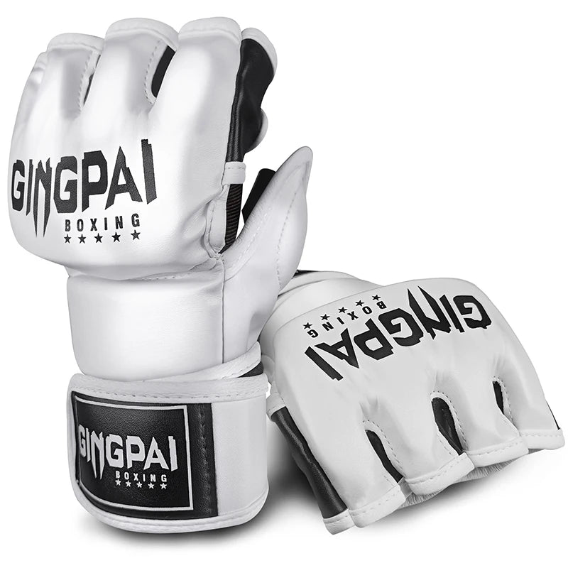 Guantes de medio guante para MMA, kickboxing y entrenamientos de lucha