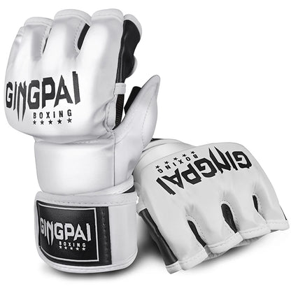 Guantes de medio guante para MMA, kickboxing y entrenamientos de lucha