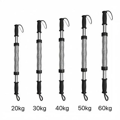 Barra de resorte para entrenamiento de brazos y pecho