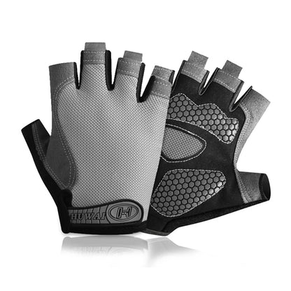Guantes de gimnasio para entrenamiento físico, sin dedos, para hombre y mujer, Multiusos, antideslizantes y transpirables.