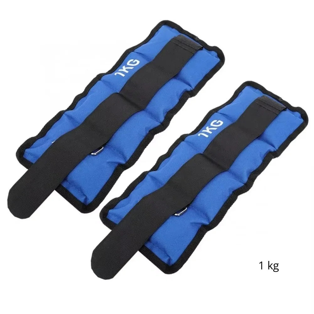 pesas para tobillos y muñecas de 1 a 5 kilos, con correas dobles ajustables, para entrenamiento físico