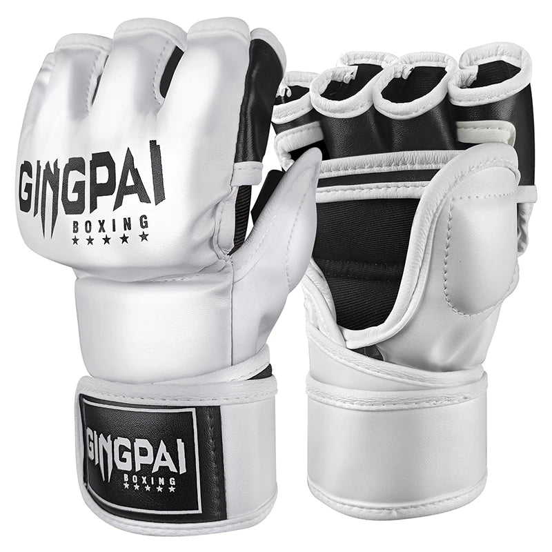 Guantes de medio guante para MMA, kickboxing y entrenamientos de lucha