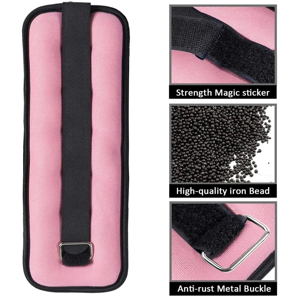 1 par de pesas para tobillos y muñecas (0,25 kg/0,5 kg cada paquete) para hombres y mujeres