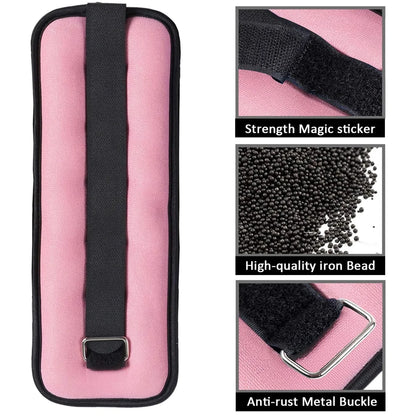 1 par de pesas para tobillos y muñecas (0,25 kg/0,5 kg cada paquete) para hombres y mujeres