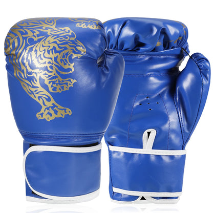 Guantes de boxeo para adultos, transpirables, de piel sintética, ideales para entrenamiento de boxeo y kickboxing